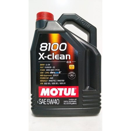 MOTUL USA Motul Usa 102051 5 liter 8100 X-Clean 5W40 MOT-102051